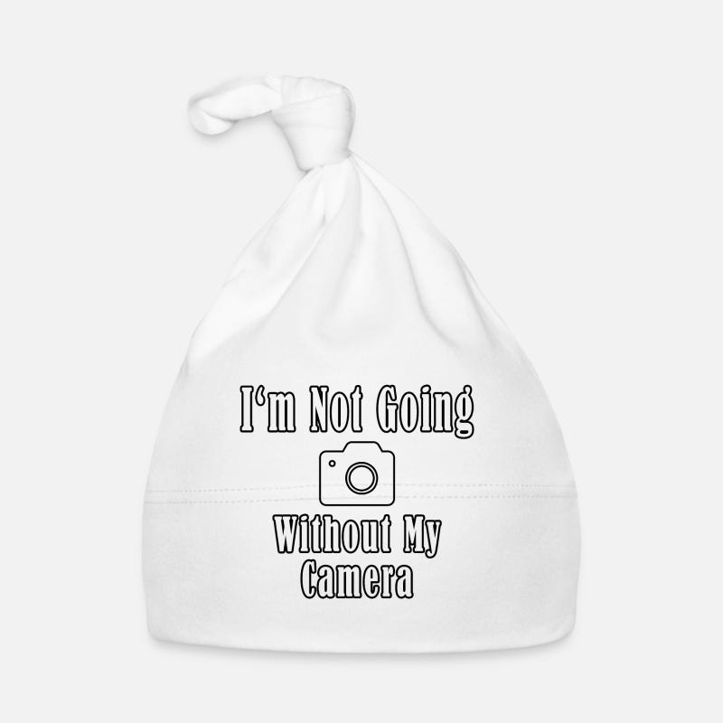 I'm Not Going Without My Camera Organic Baby Cap