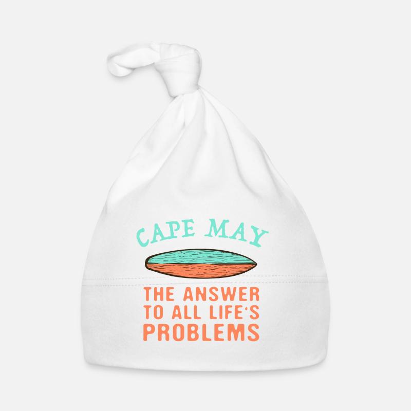 Cape May répond à tous les problèmes de la vie En surfant Bonnet bio Bébé