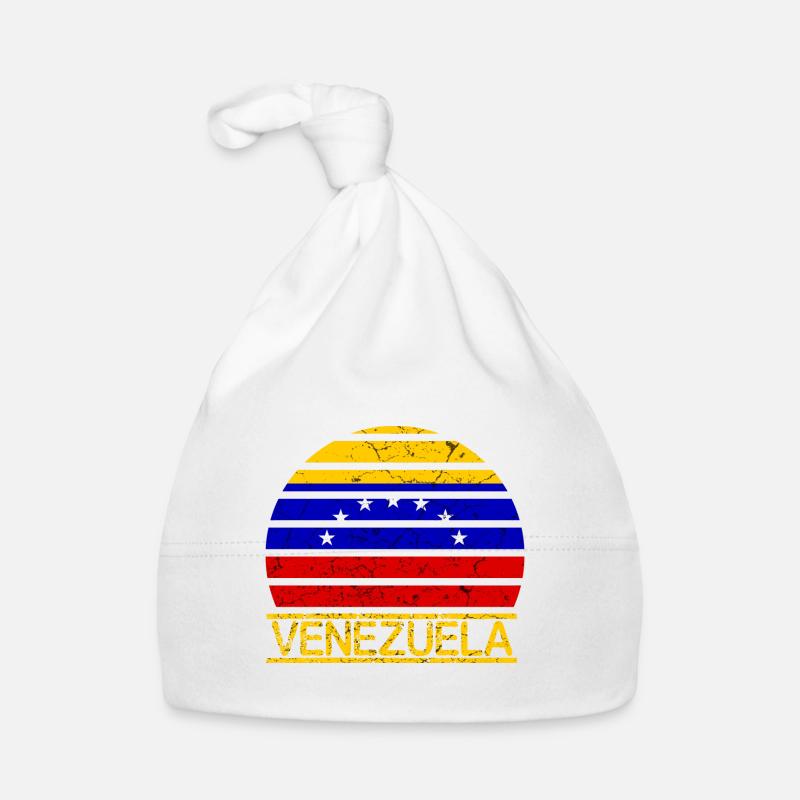 Drapeau du Venezuela Bonnet bio Bébé