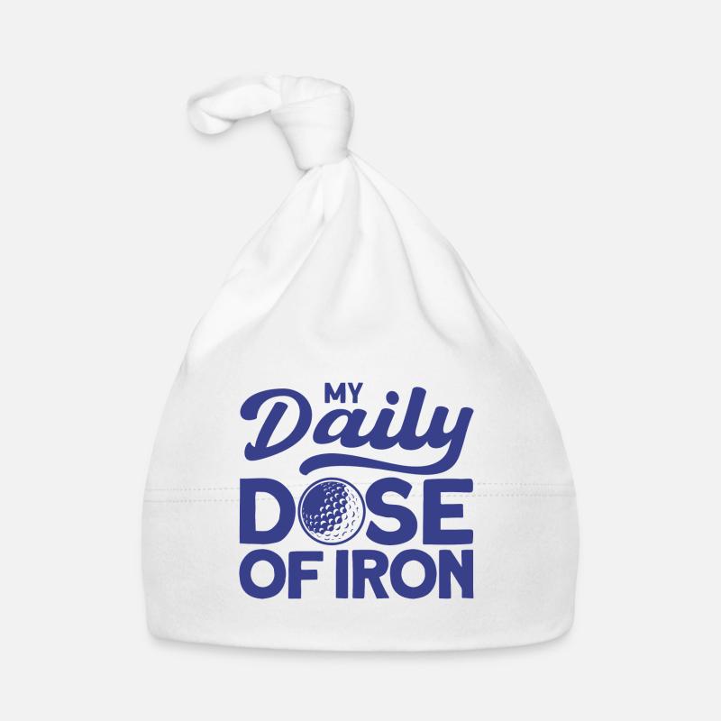 Golfplatz Golfen Golfer Geschenk Baby Bio-Mütze