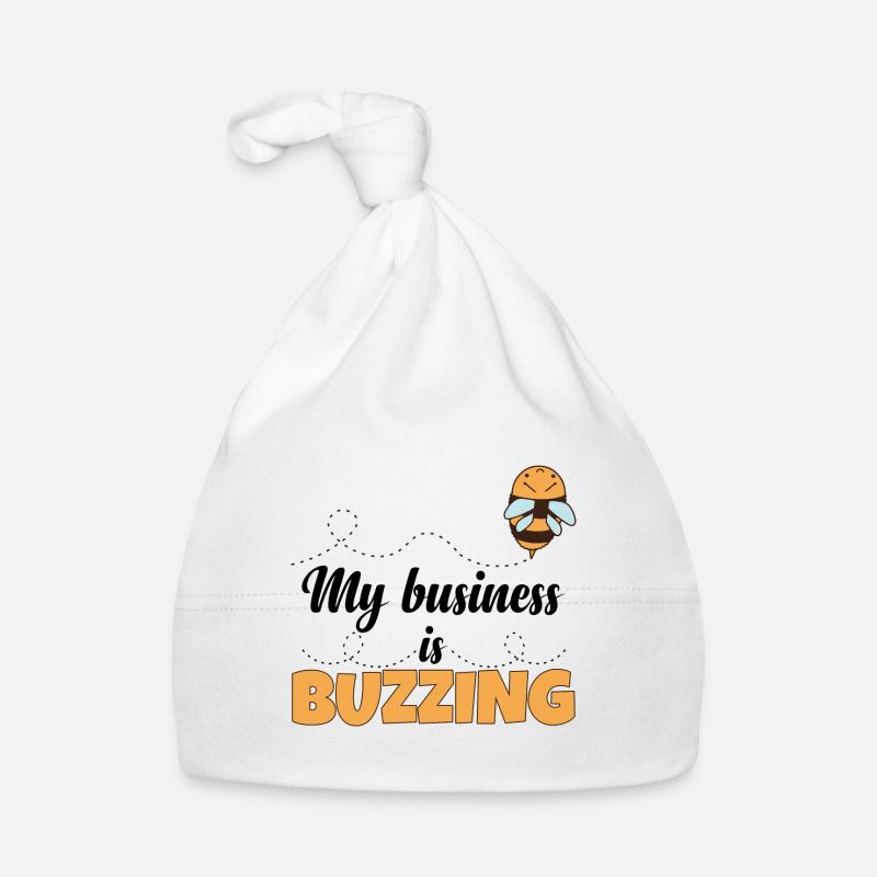 My Business Is Buzzing Organic Baby Cap