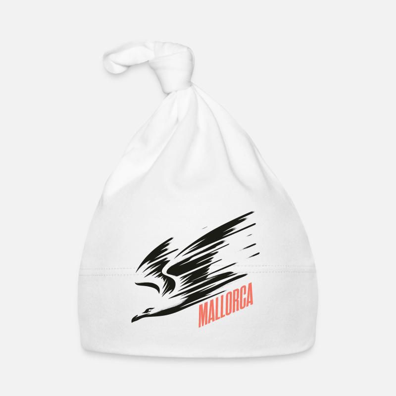 T-shirt de vacances Mallorca Dive Low Flyer Seagull Bonnet bio Bébé