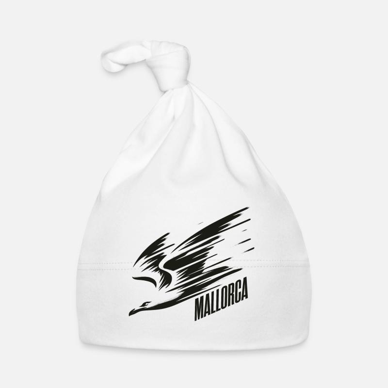 T-shirt de vacances Mallorca Dive Low Flyer Seagull Bonnet bio Bébé