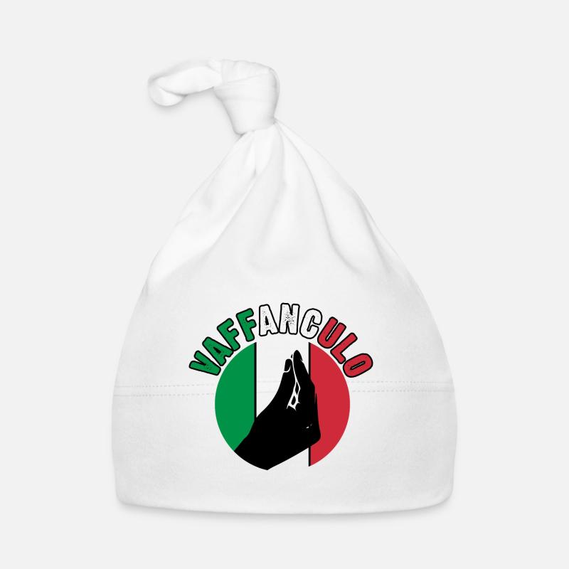 Italie Vaffanculo italien - Bonnet bio Bébé - blanc