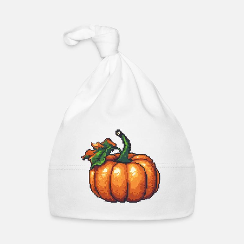 Icône de pixel de citrouille Bonnet bio Bébé