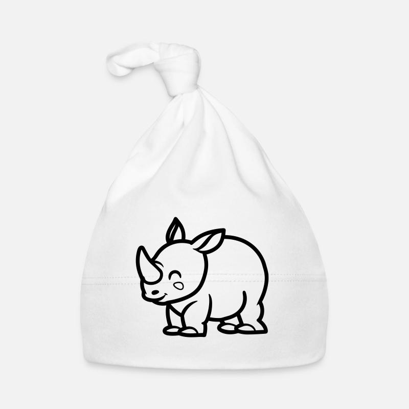 Nashorn Baby Bio-Mütze
