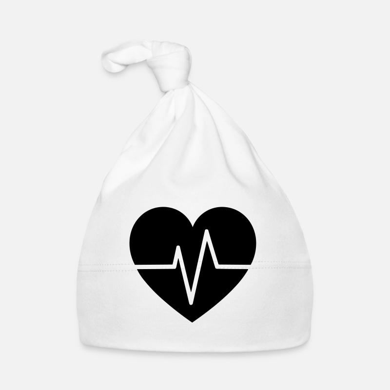 Herzschlag Baby Bio-Mütze