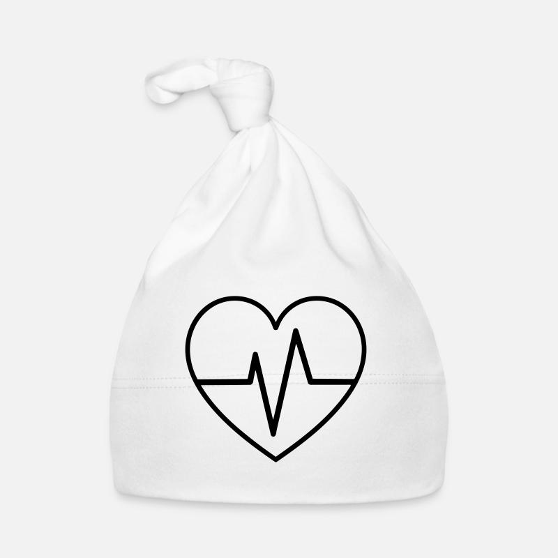 Herzschlag Baby Bio-Mütze
