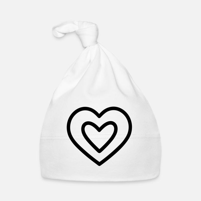 Herz Baby Bio-Mütze