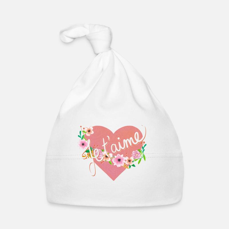 Je t'aime Bonnet bio Bébé