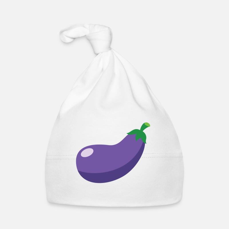 Eggplant Organic Baby Cap