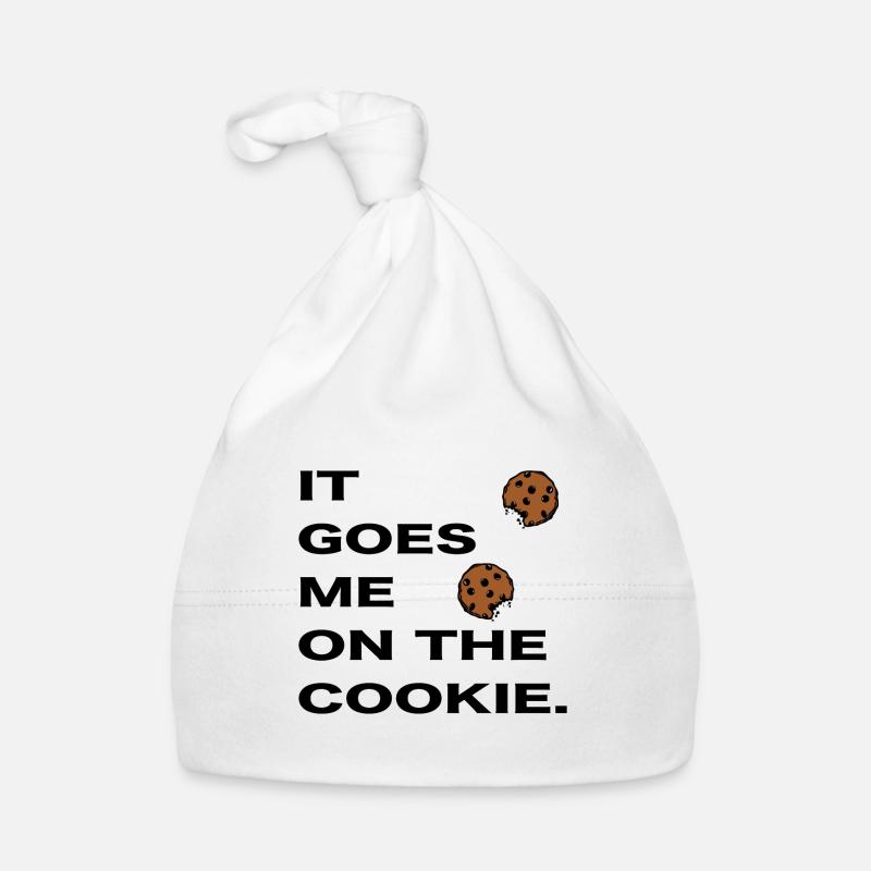 DENGLISH VOUS ÊTES SUR LE COOKIE - Bonnet bio Bébé - blanc