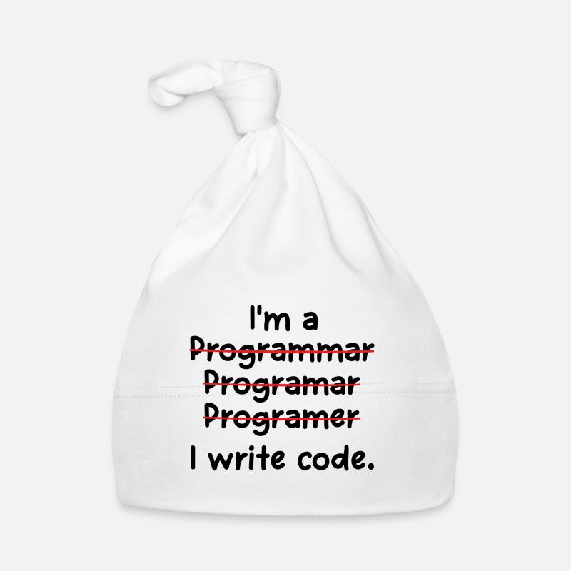 I'm A Programmer I Write Code Computer Scientist A Baby Bio-Mütze