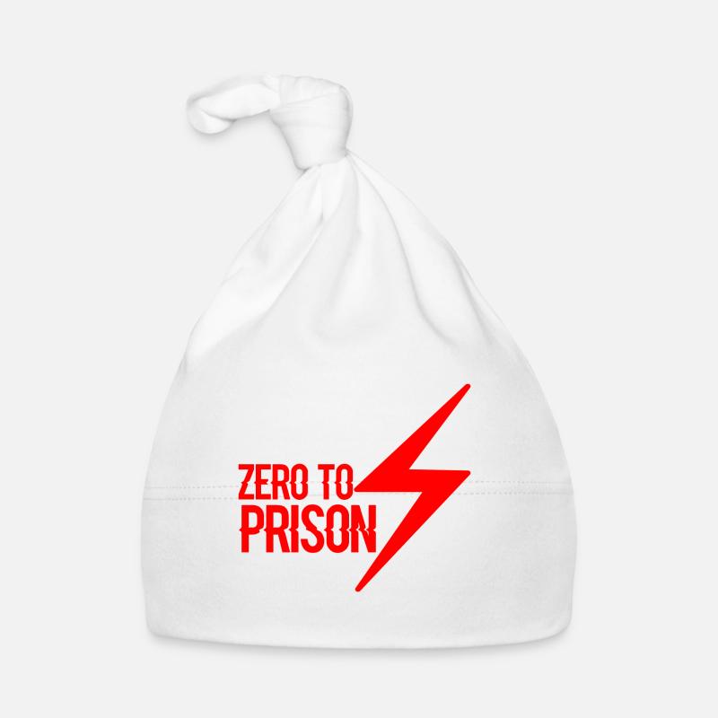 My temper goes from zero to prison real fast 4 Organic Baby Cap