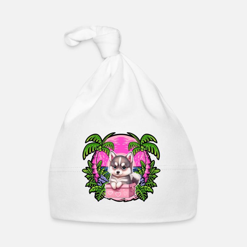 Husky - Baby Bio-Mütze - Weiß