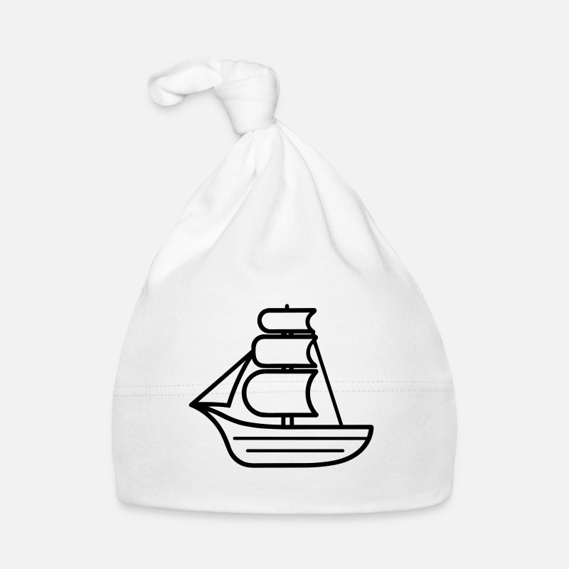 Piratenschiff Baby Bio-Mütze