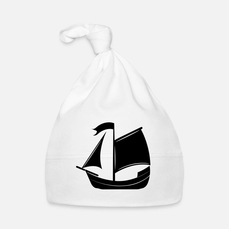 Pirate ship Organic Baby Cap