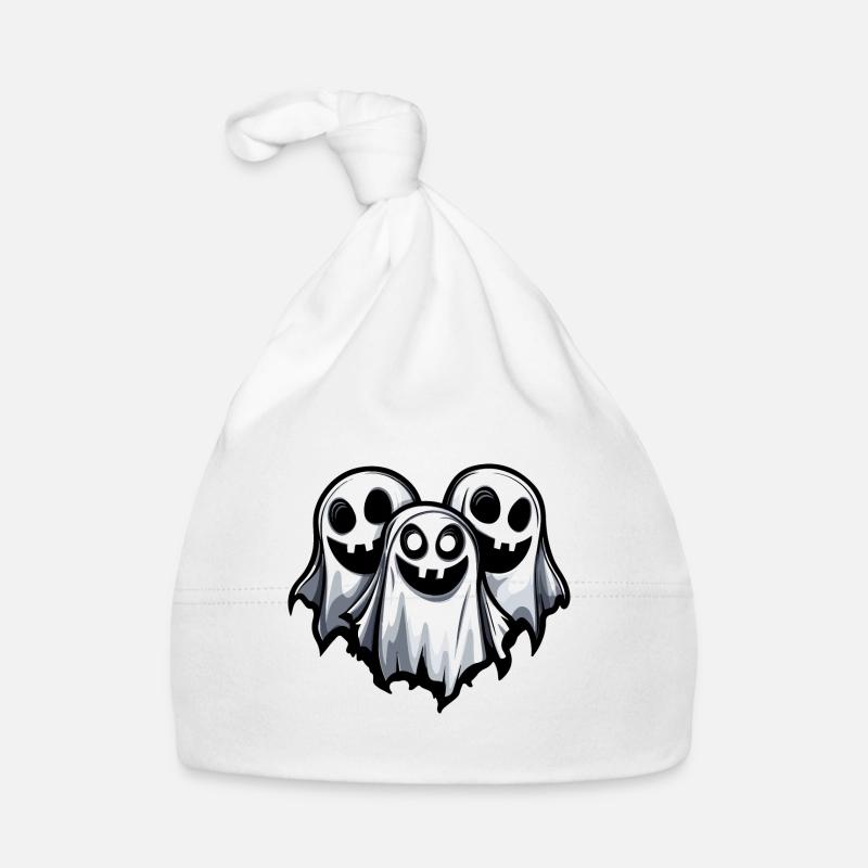Ghosts Halloween Ghost Organic Baby Cap