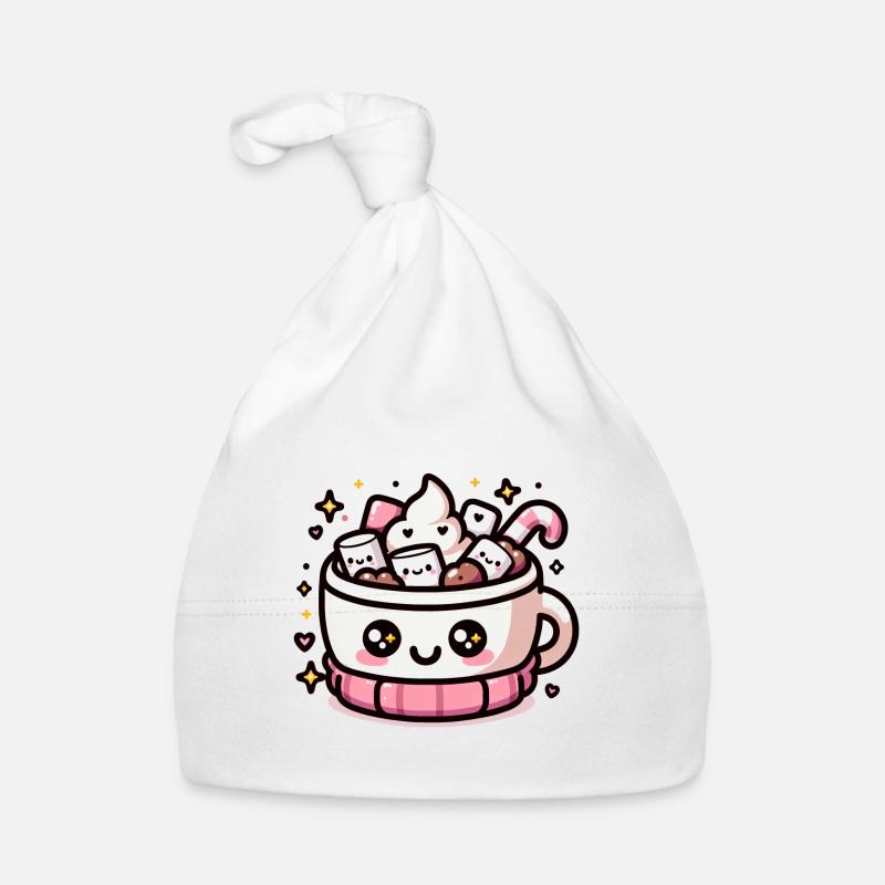 Cacao mignon en hiver Bonnet bio Bébé