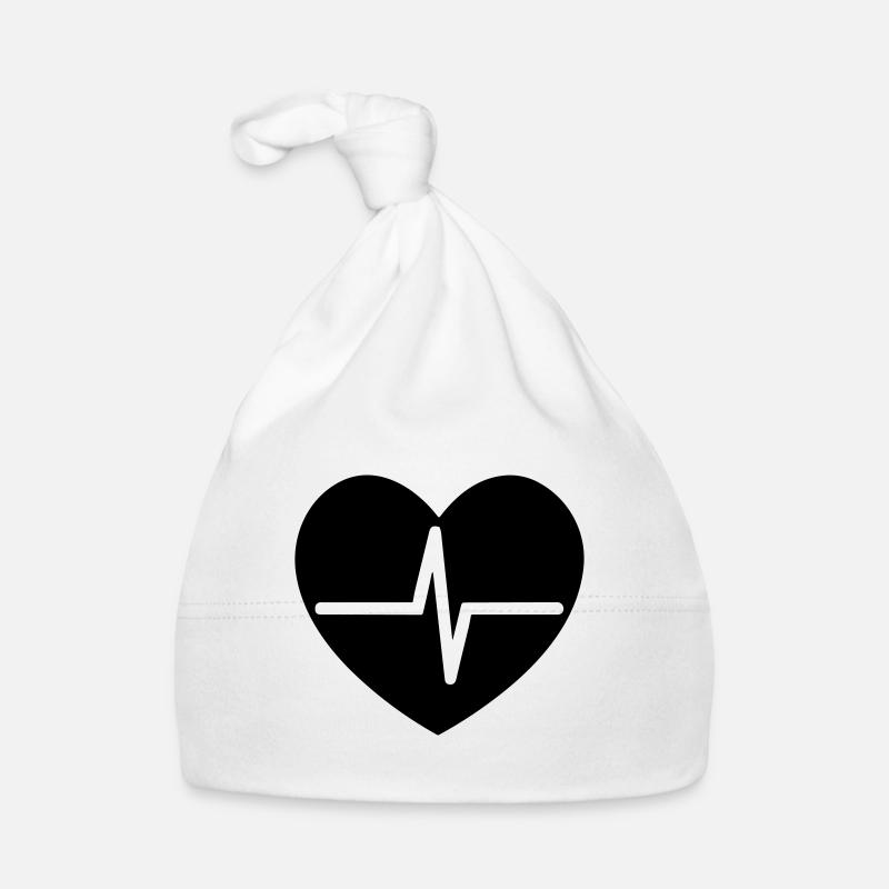 Herzschlag Baby Bio-Mütze