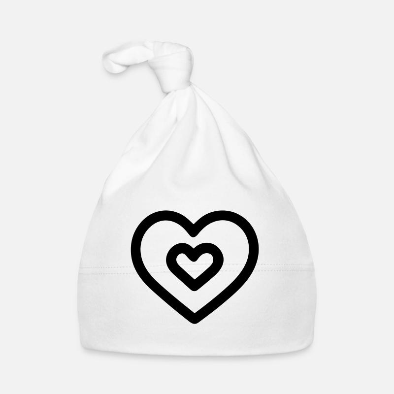Herz Baby Bio-Mütze