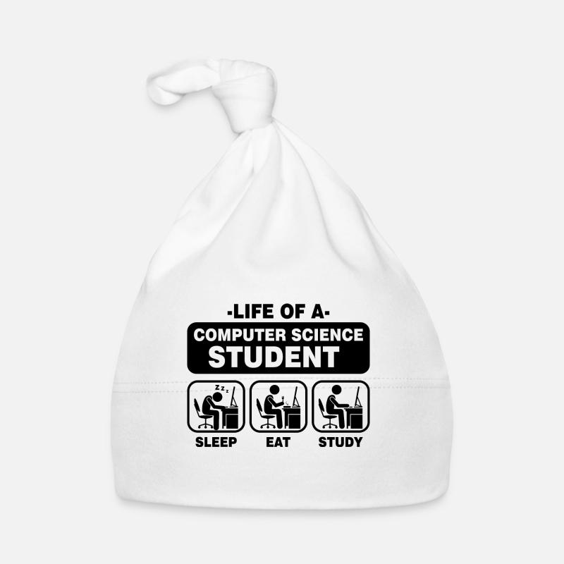 Student Computer Science Programming Gift Nerd Admin Organic Baby Cap