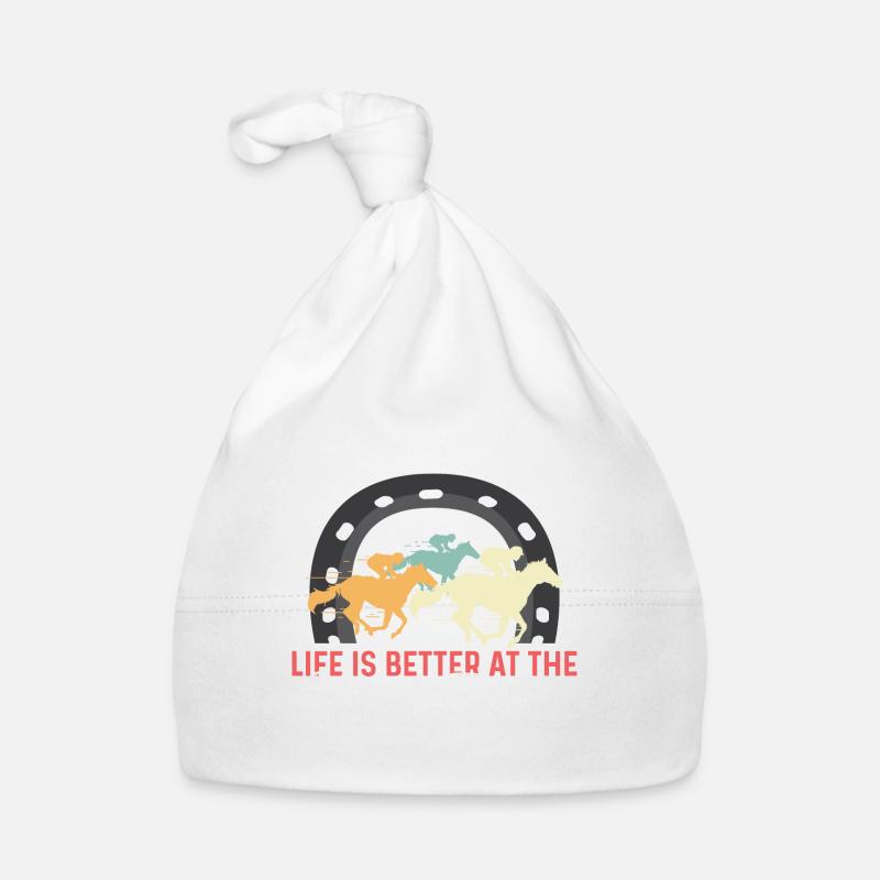 Die Pferdestrecke Stallknecht Geschenk Baby Bio-Mütze