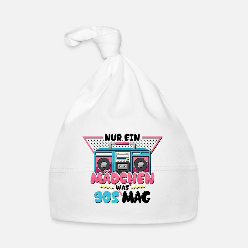 Nur ein Mädchen was 90s mag Baby Bio-Mütze