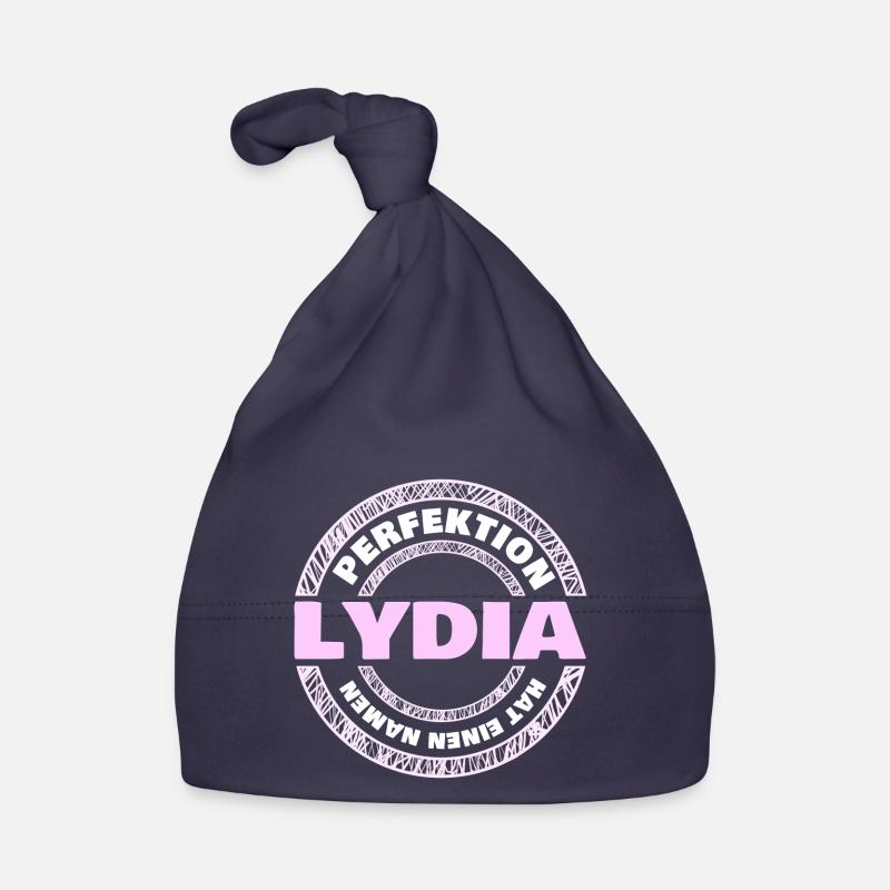 First name Lydia Organic Baby Cap