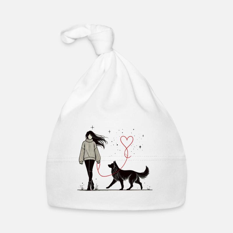 Heart leash – Elegant design for dog lovers Organic Baby Cap