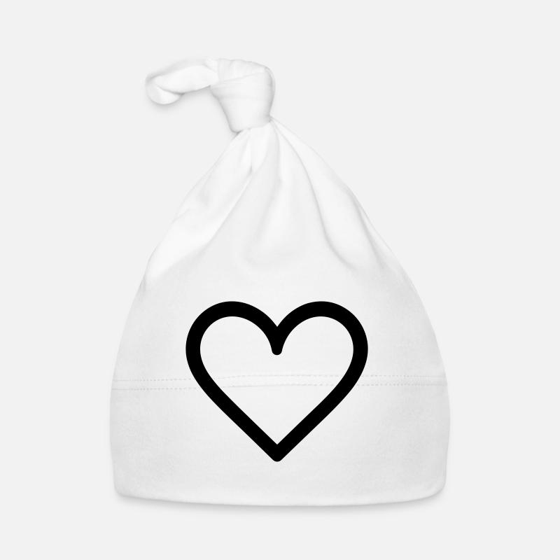 Herz Baby Bio-Mütze