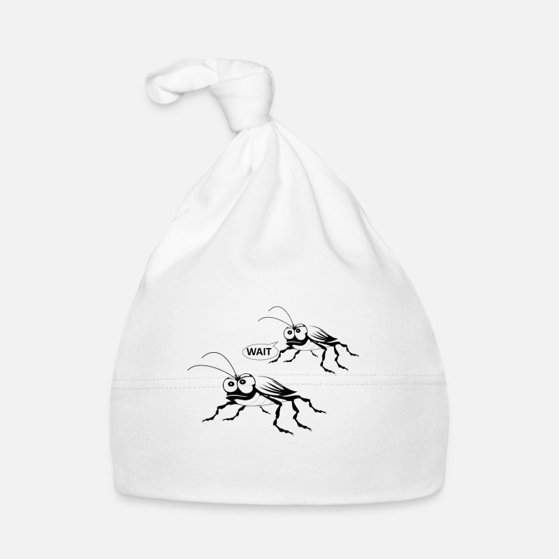 Cafards en cours d'exécution Bonnet bio Bébé