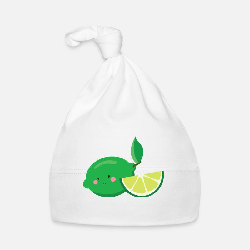 lime Organic Baby Cap