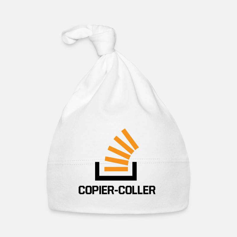 Copier Coller Programmer Software Developer Nerd G Baby Bio-Mütze