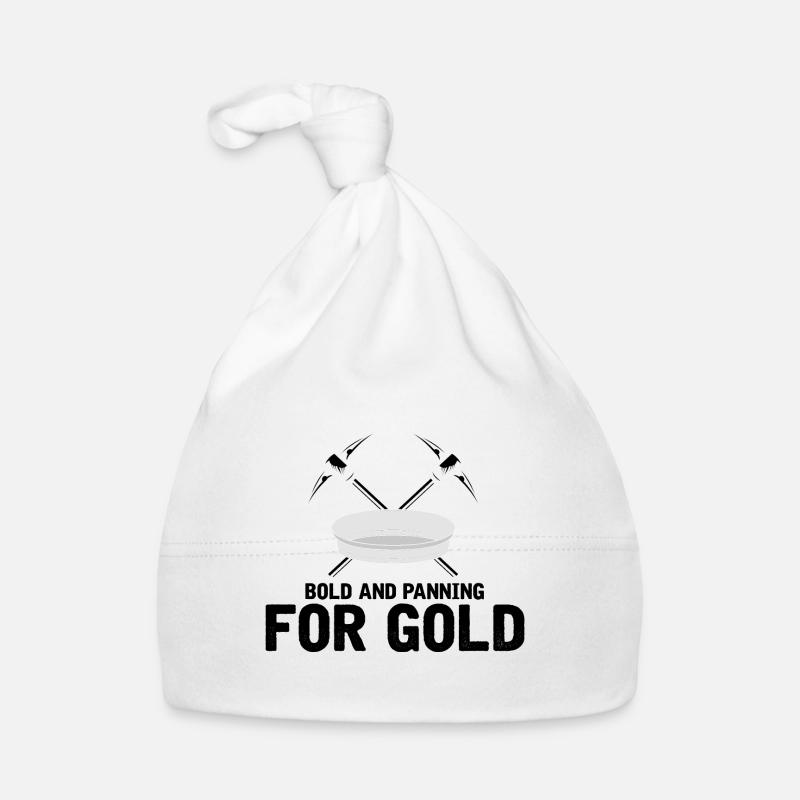Gold Digger Gold Panning Gold Mining Designs Organic Baby Cap