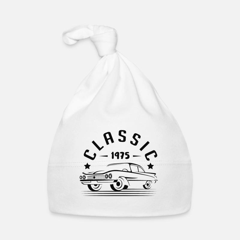Klassisch 1975. Baby Bio-Mütze