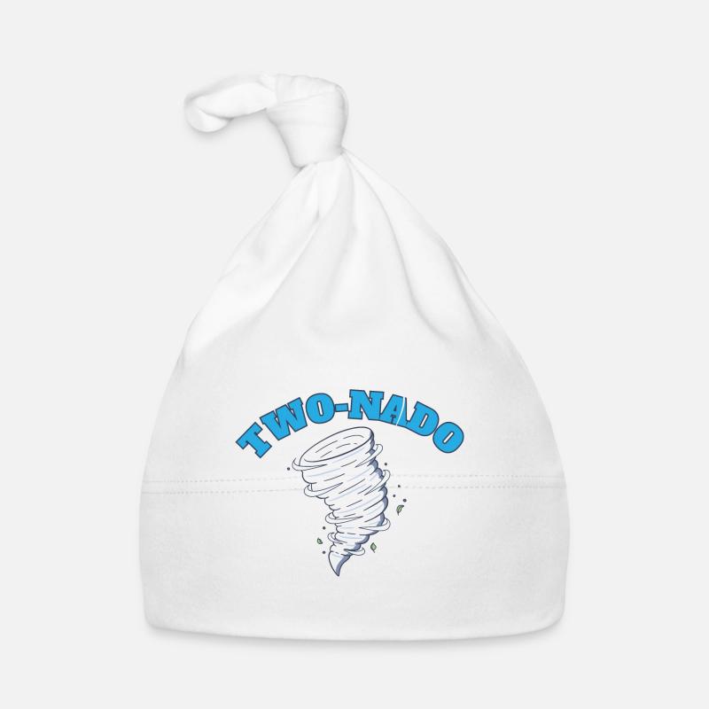 Two Nado 2nd Birthday Tornado Theme Twonado 2 Baby Bio-Mütze