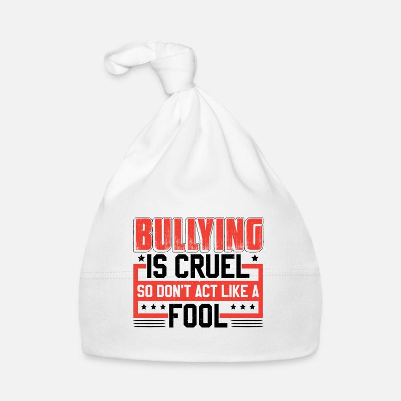 Mobbing ist grausam Baby Bio-Mütze