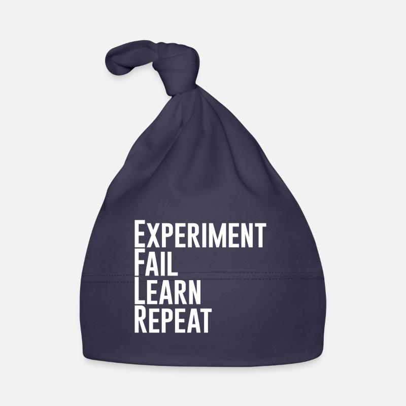 Experiment Fail Learn Repeat Baby Bio-Mütze