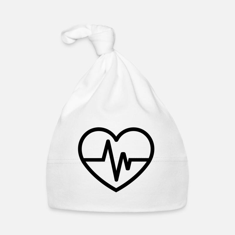 battement de coeur Bonnet bio Bébé