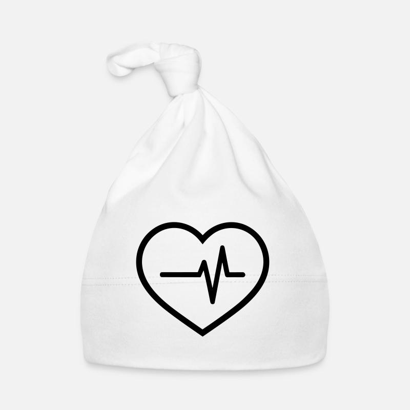 Herzschlag Baby Bio-Mütze