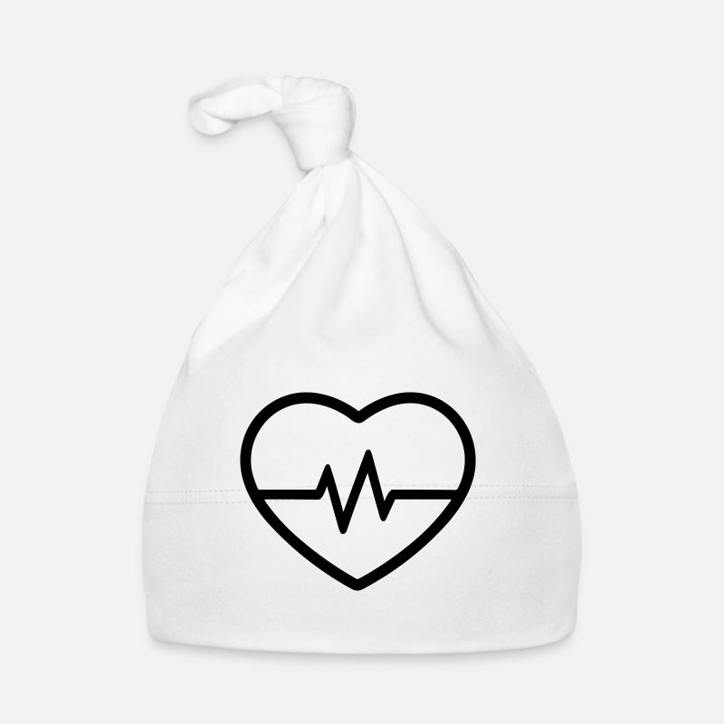 Herzschlag Baby Bio-Mütze