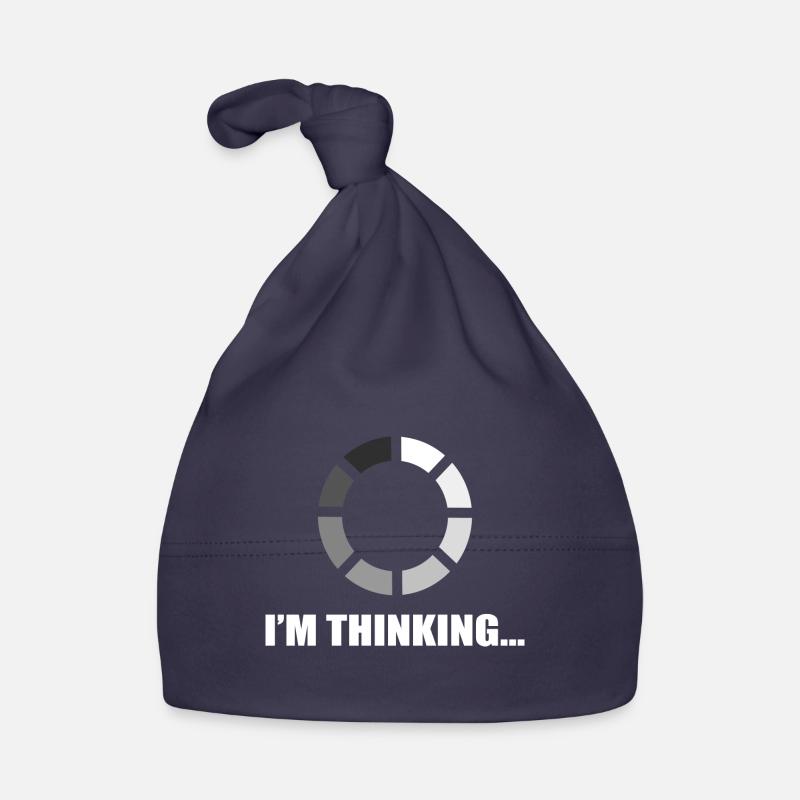 ich denke Intelligent oder intelligent Gift Baby Bio-Mütze