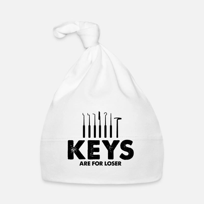 Keys are for Looser Lockpicking Lock Picking Organic Baby Cap