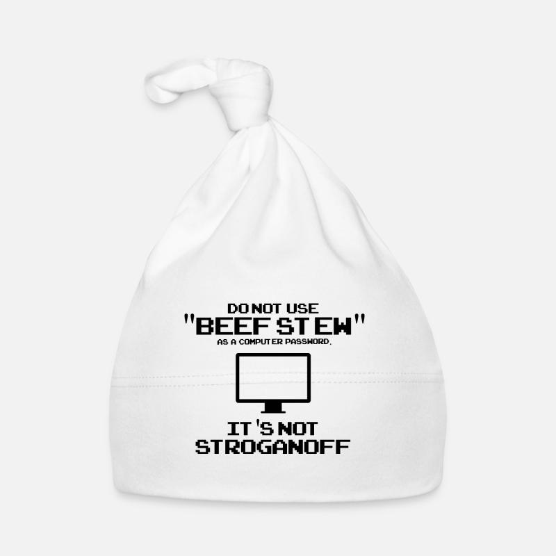 Cyber Security Design for IT Security and Hackers Organic Baby Cap