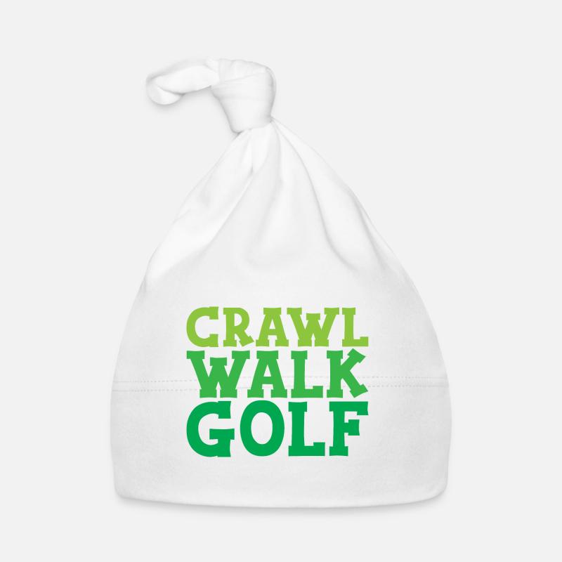 Crawl Walk Golf Baby Bio-Mütze