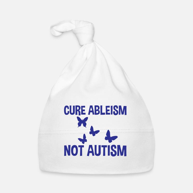 Cure Ableism Not Autism 2 Organic Baby Cap