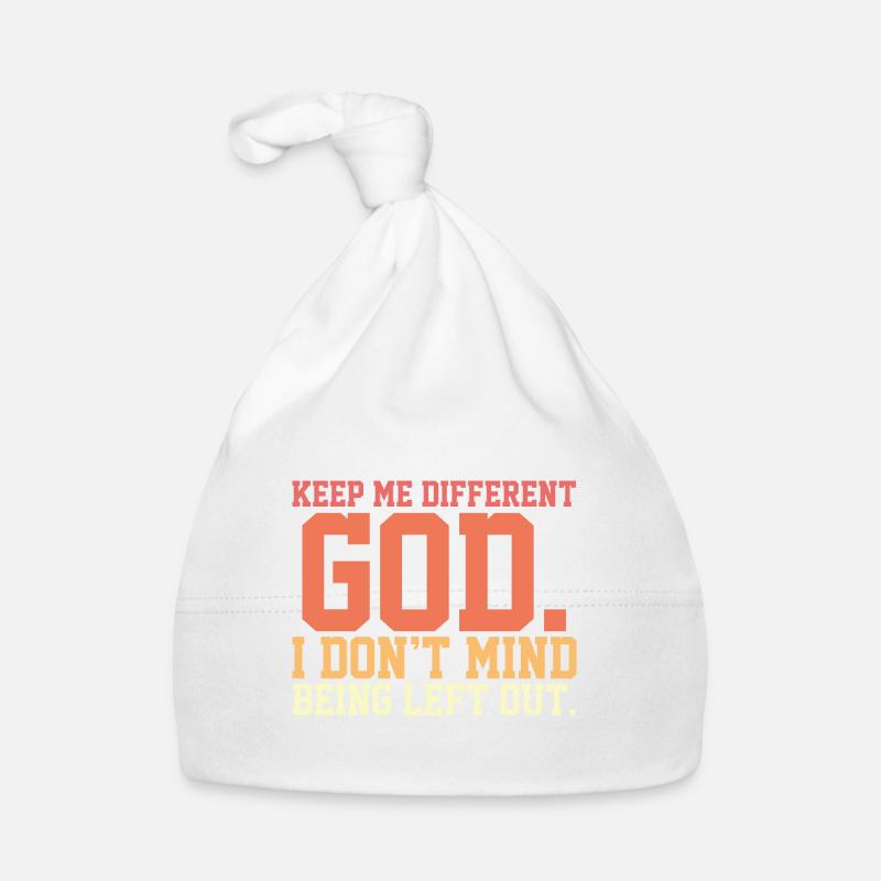 Religious Christian Believer Keep Me Different Baby Bio-Mütze