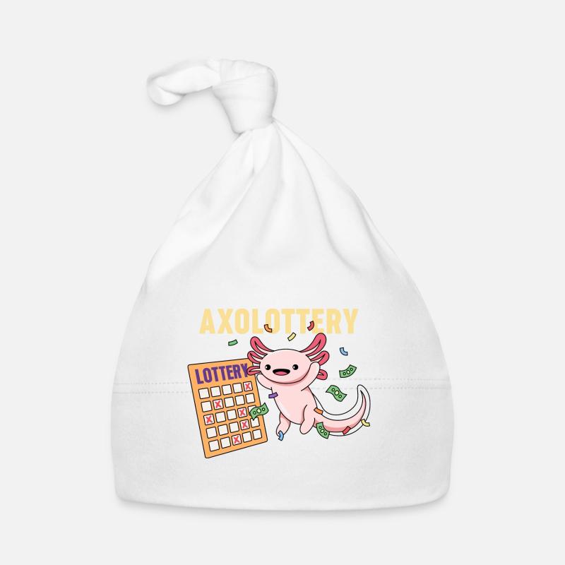Conception de jeux de mots axolottery pour les amateurs d’axolotl Bonnet bio Bébé