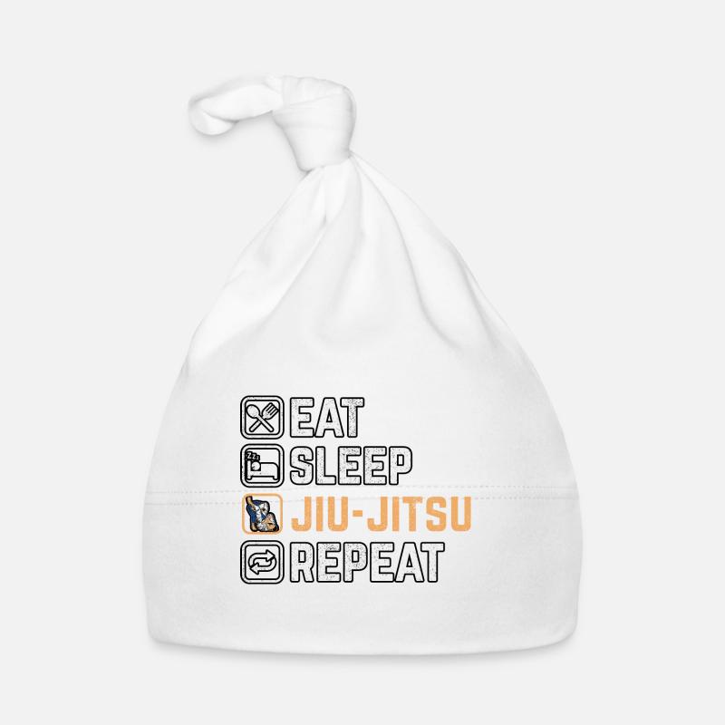 Manger Sommeil Jiu-Jitsu Répéter Bonnet bio Bébé